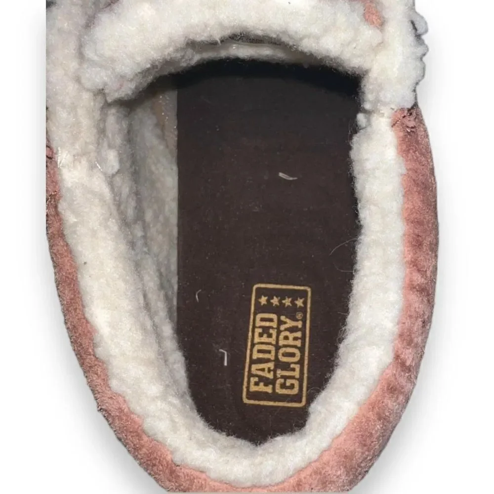 Faded Glory‎ Lydia Fleece Lined Boots Vintage Brown Suede 6295020 Men's 12